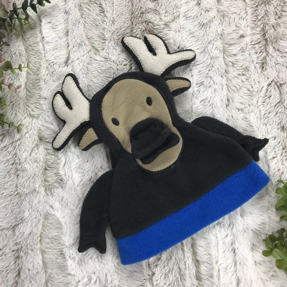 [Columbia] Toddler Fleece Platypus with Antlers Hat Size O/S Toddler Boys Winter - Picture 2 of 6